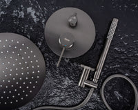 Set Doccia Da Incasso Rea Lungo Grip Gun Grey + Box