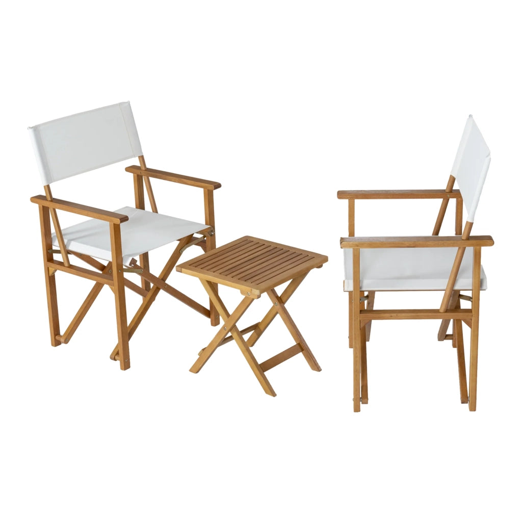 Set di mobili da giardino da 3 pezzi in legno di eucalipto bianco naturale 03_0009417