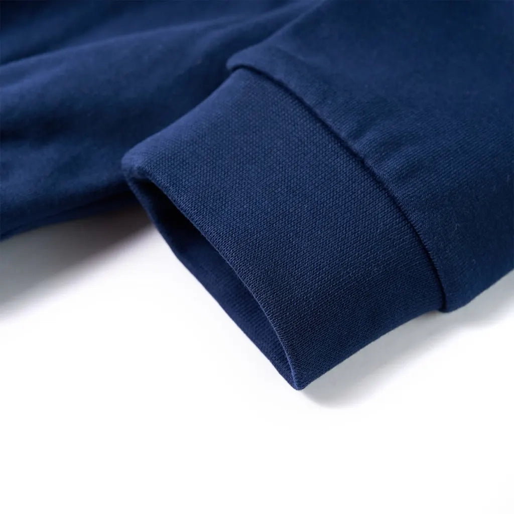 Felpa con Cappuccio da Bambina Blu Marino 92 14039