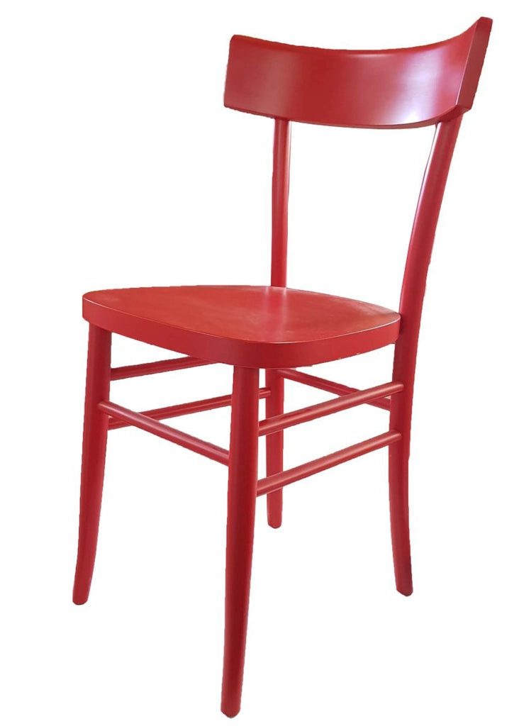 sedia milano rossa