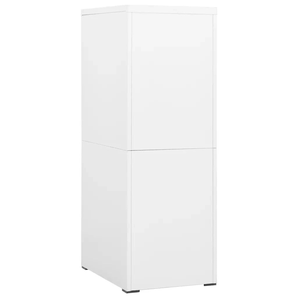 Armadio Classificatore Bianco 46x62x133 cm in Acciaio cod mxl 76409