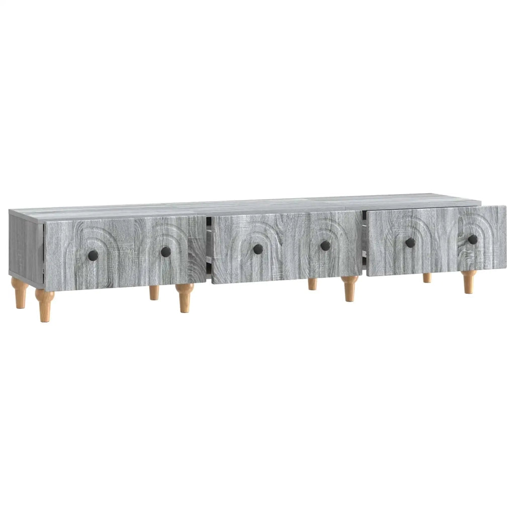 Mobile TV Grigio Sonoma 147 x 34,5 x 30 cm Legno ingegnerizzato 894251