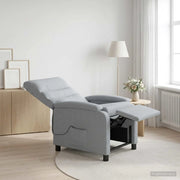 Divano Sedia-Poltrona Massaggiante Grigio Chiaro Tessuto 623224