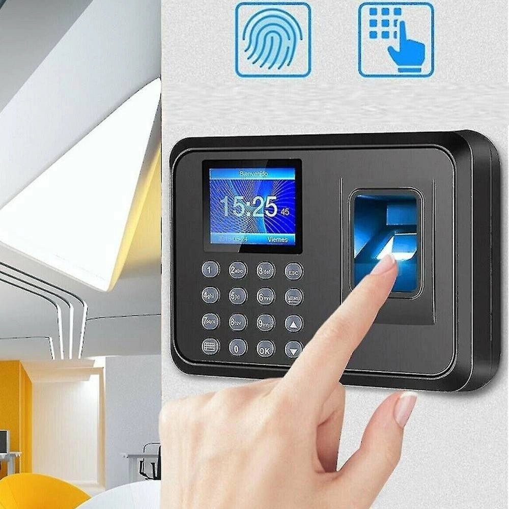 Trade Shop - Marcatempo Impronte Digitali In Italiano Biometrico Controllo Accessi Lettore -