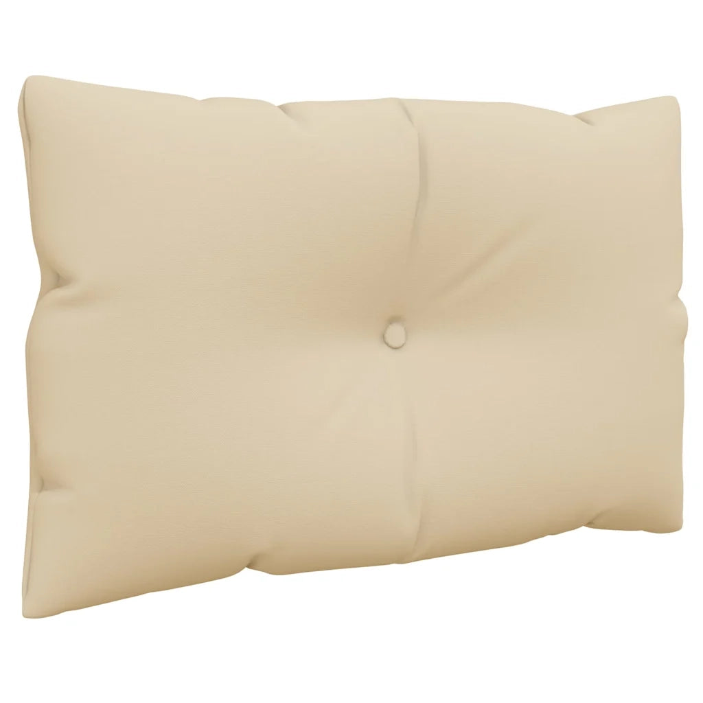 vidaXL Cuscini per Pallet 3 pz Beige in Tessuto
