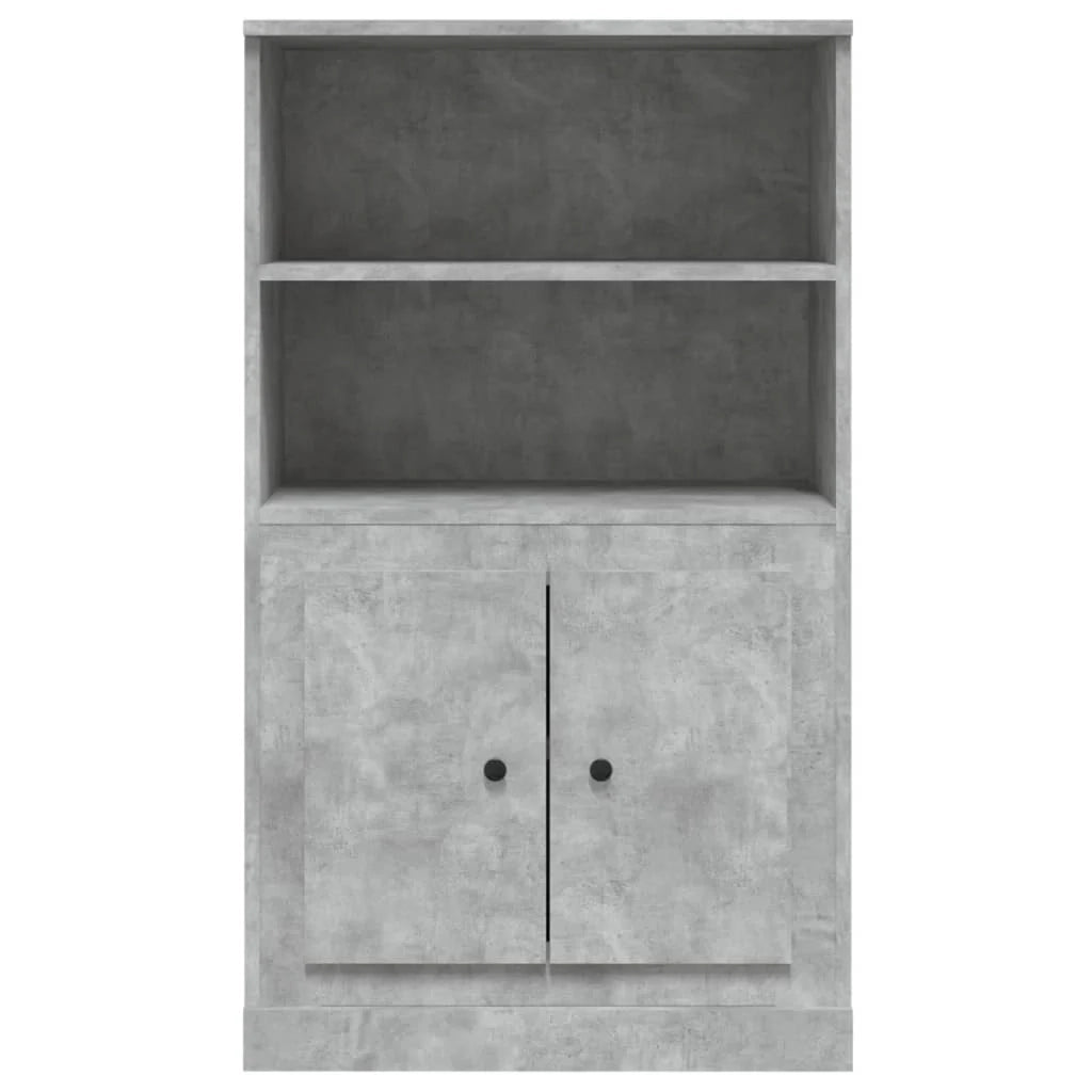 Buffet credenza cassettiera mobiletto mobile contenitore organizer per cucina soggiorno salotto alto 60 x 35,5 x 103,5 cm legno ingegnerizzato grigio 02_0034454
