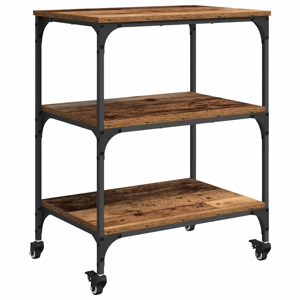 Carrello da Cucina Legno vecchio 60 x 41 x 76 cm CFW9764273