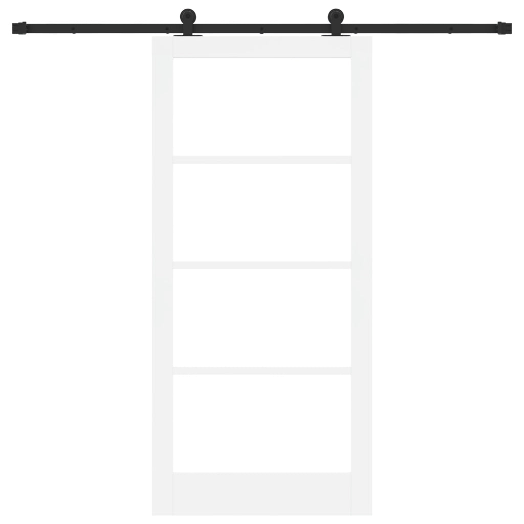 Porta scorrevole  con set hardware 'ORKDAL'Bianco 93x202 cm
