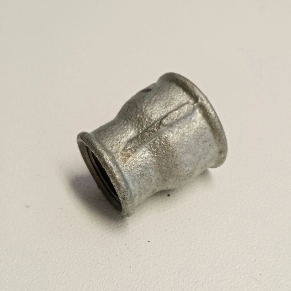 Raccordo ff 3/4''x1/2'' manicotto giunzione ridotta di ghisa zincata malleabile