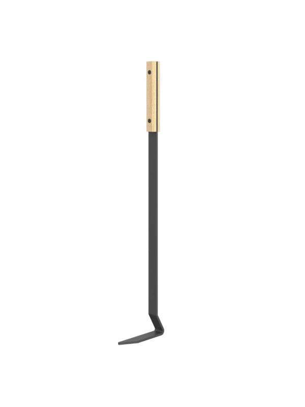 Set attrezzi per camino 3 pezzi in acciaio e legno - Set 6 L