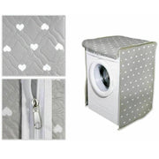 Trade Shop - Telo Copri Lavatrice Copertura Fantasia Universale Trapuntato 63 X 58 X 85 Cm -