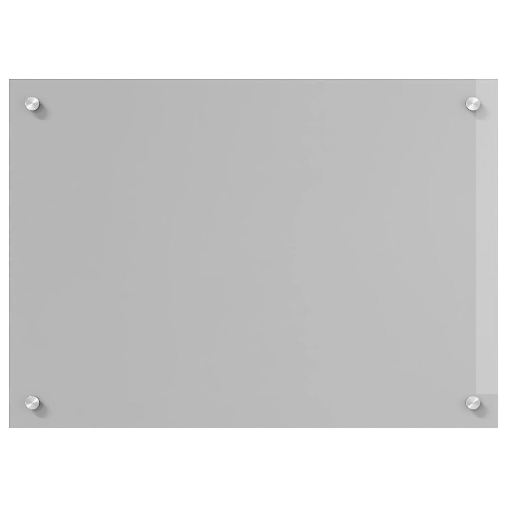 Schienale Cucina Grigio Chiaro 70x50x0,6 cm Vetro Temperato