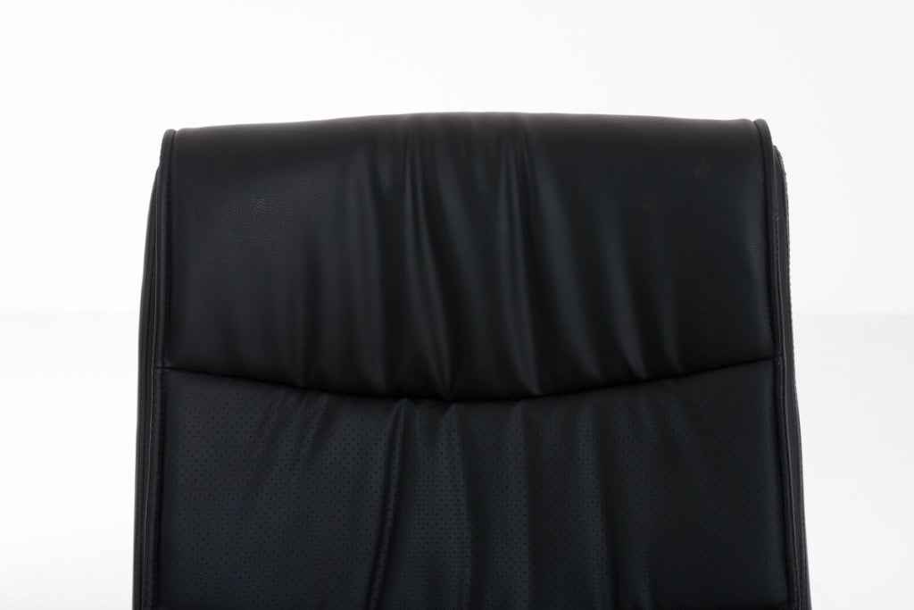 Sedia Caro in similpelle nero