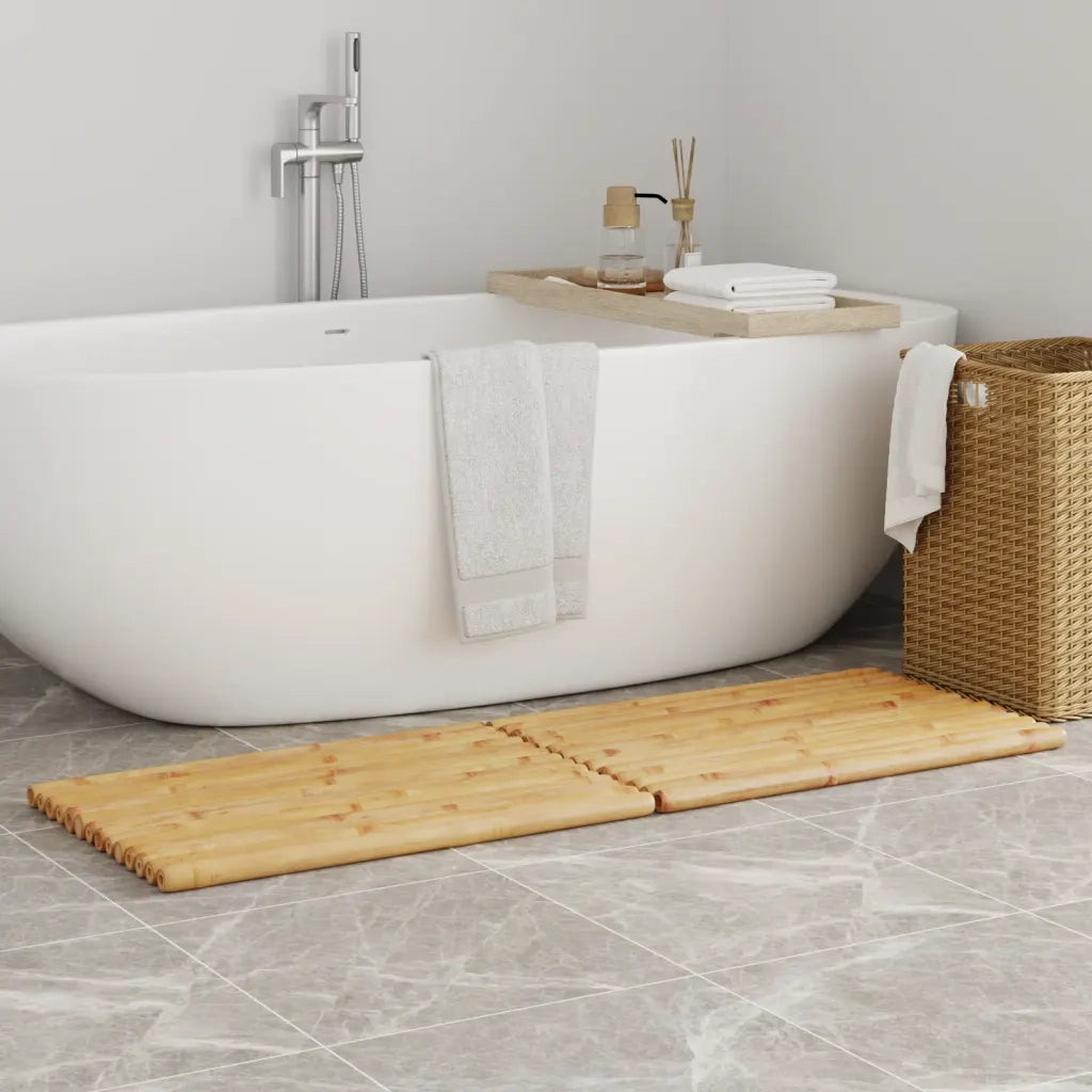 Tappetini da Bagno 2 pz 70x50 cm in Bamb¨´ CFW3736909