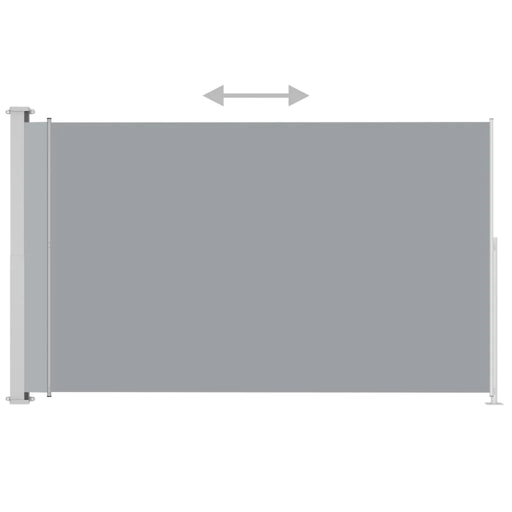 Tenda da sole laterale retrattile 180 x 300 cm grigia 02_0007326
