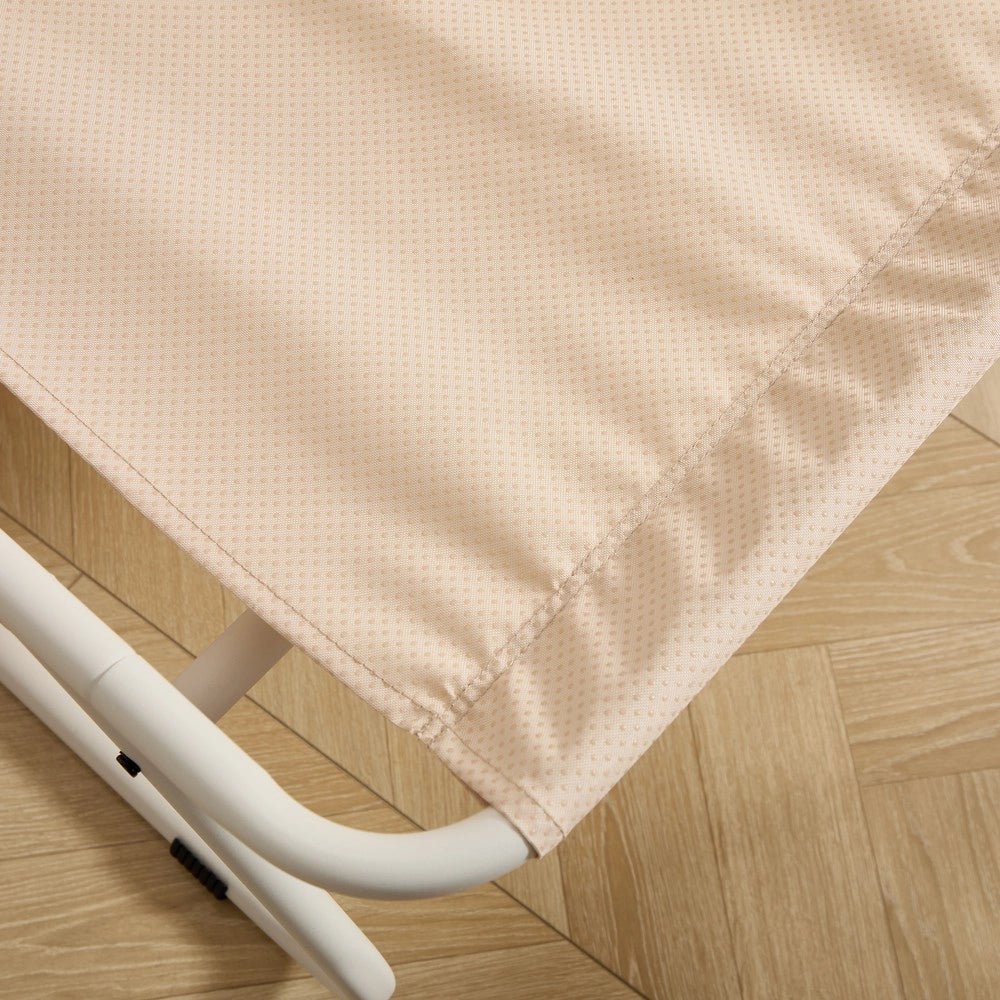Poltrona Relax Reclinabile con Poggiapiedi ¨C Xylo ¨C Beige, Cuscini, per Giardino e Soggiorno