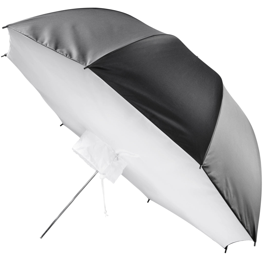 Ombrello fotografico a softbox portatile e pieghevole Ø 72 cm, rivestimento riflettente per fotografia flash da studio, Sagomatore luce morbida