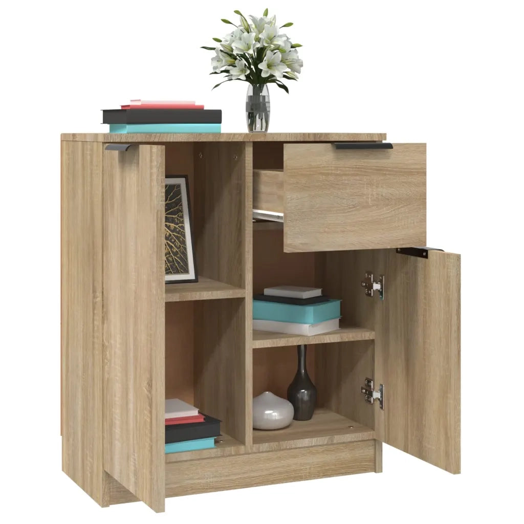 Credenza Rovere Sonoma 60x30x70 cm in Legno Multistrato 811109