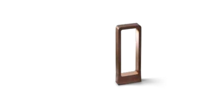 NATURE PALETTO DA STERNO LED 4000K 698LM 12W IP65 CORTEN H.40CM