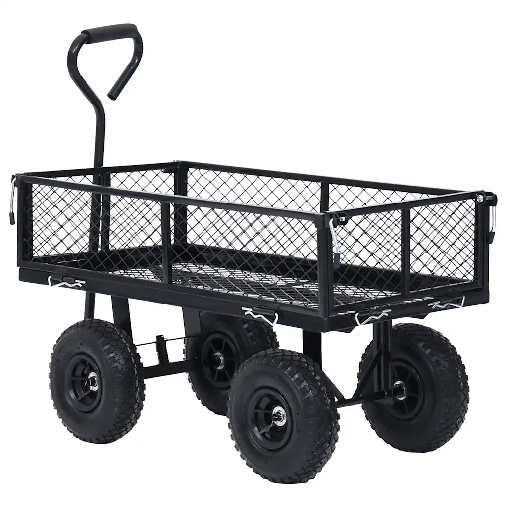 Carrello a Mano da Giardino Nero 250 kg CFW3504610