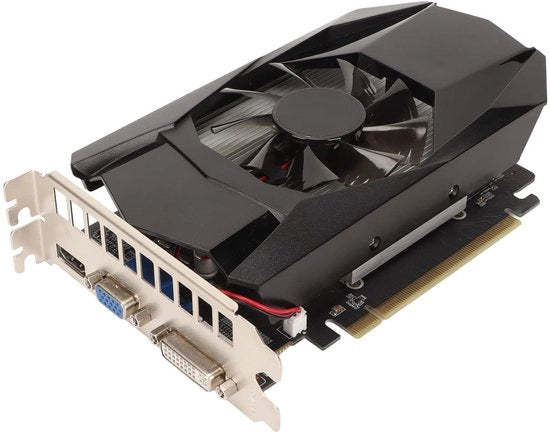 scheda grafica con 4 GB GDDR5 e ventilatore di raffreddamento