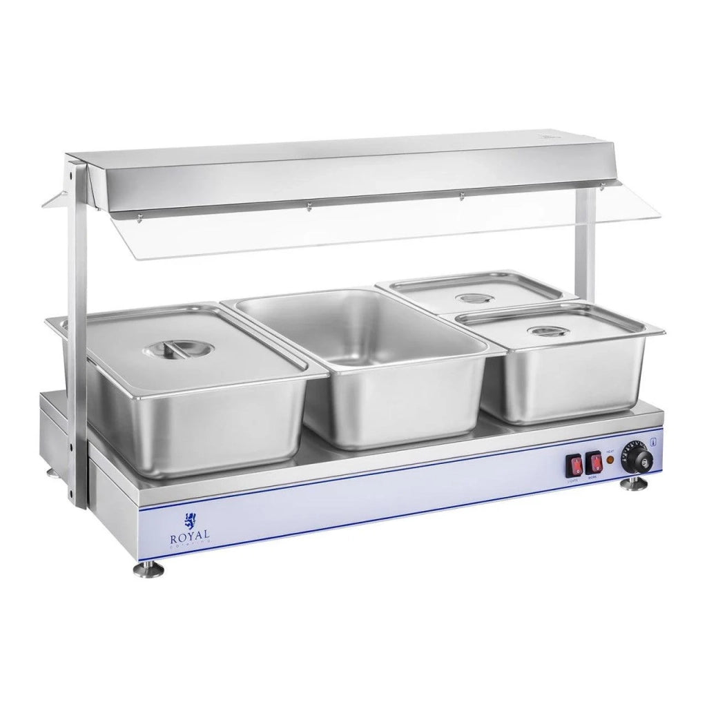 Scaldavivande con lampade alogene 1.100 watt acciaio inox 14_0001013