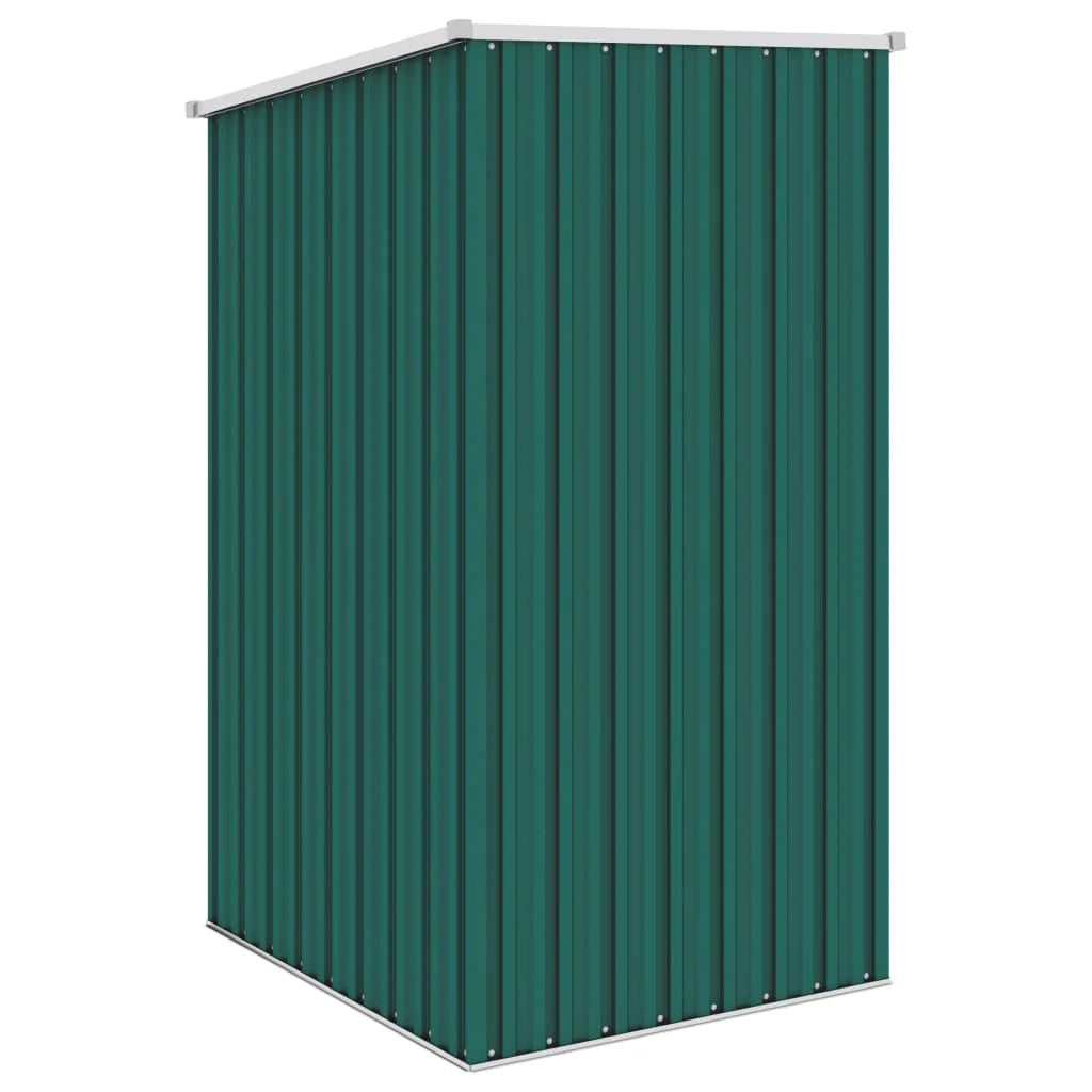 Casetta da giardino cabina ripostiglio casetta da esterno robusta casetta per attrezzi 87 x 98 x 159 cm acciaio zincato verde 02_0022380