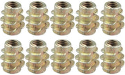 Viti in acciaio inox 10 pezzi - M4 x 10 mm - per legno - fissaggi - anticorrosione - duraturi - facili da installare - fissaggi per mobili