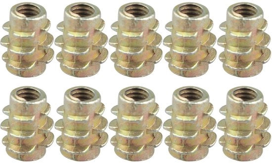 Viti in acciaio inox 10 pezzi - M4 x 10 mm - per legno - fissaggi - anticorrosione - duraturi - facili da installare - fissaggi per mobili