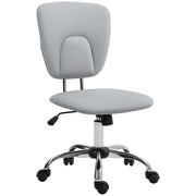 Sedia da Ufficio Girevole Regolabile in Altezza ¨C zephmum ¨C Grigio 50x54x87,5-96,5 cm