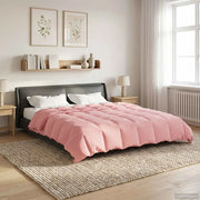 Duvet Estivo Trapuntato Rosa 200 x 240 cm Microfibra 42025945