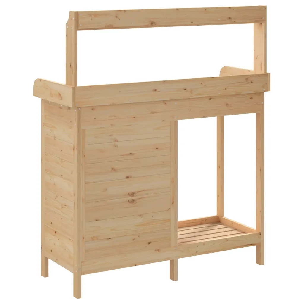 Tavolo Invaso con Mobile 110,5x45x124,5cm Massello Abete CFW6492638