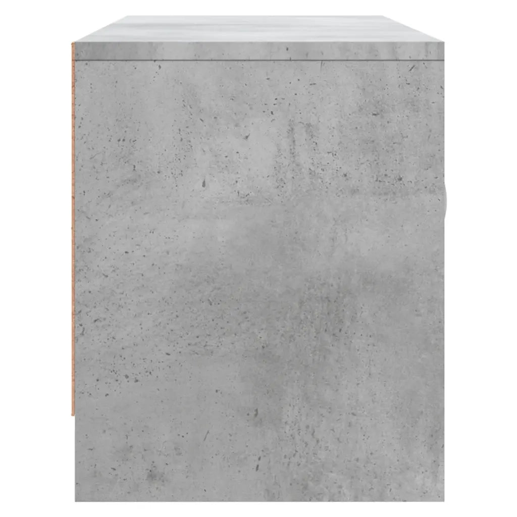 Mobile Porta TV-Mobile per TV-Credenza TV Grigio Cemento 102x30x37,5 cm Legno Multistrato