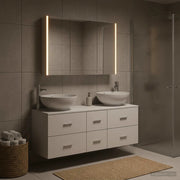 Set di mobili per il bagno 4 pcs Bianco 3406983