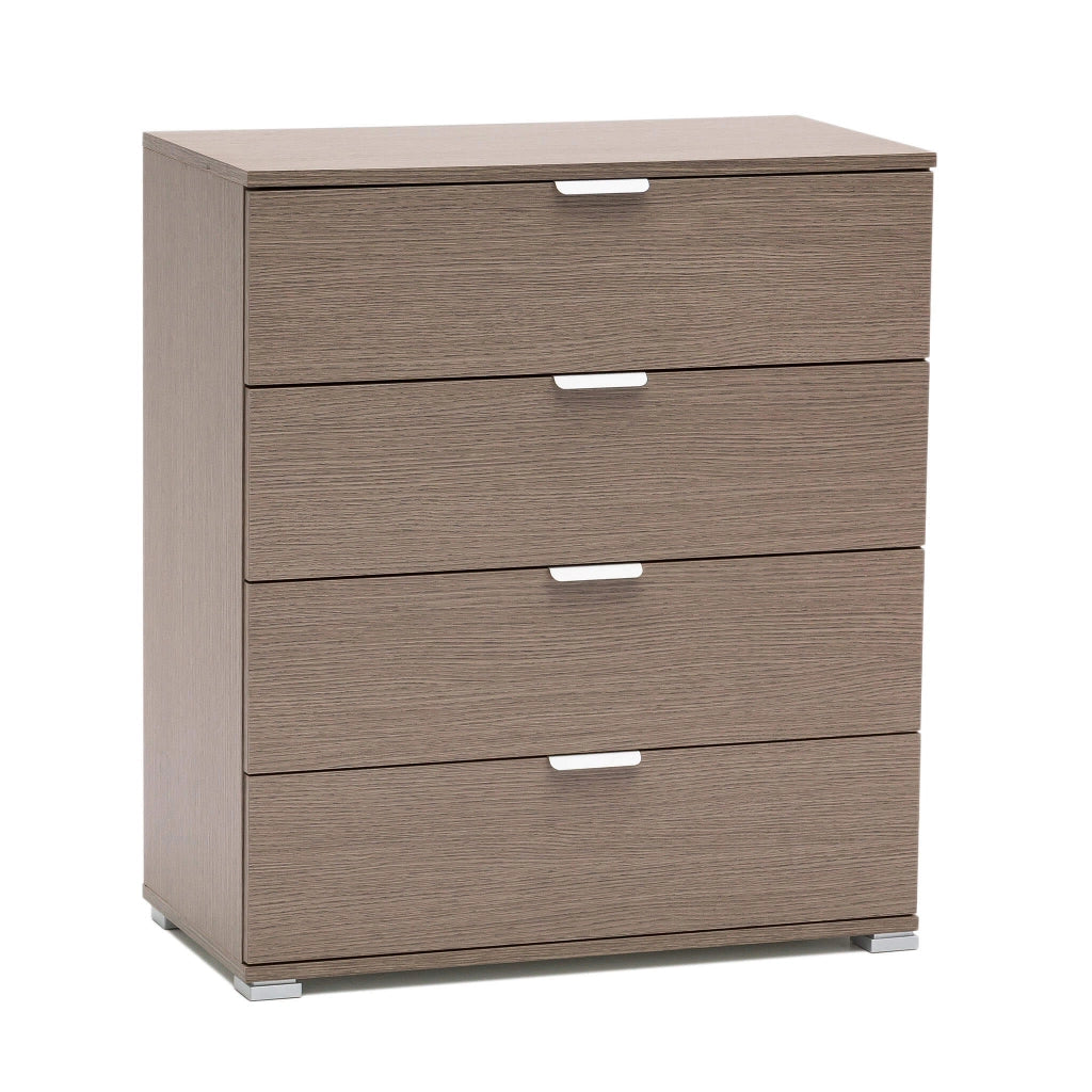 Cassettiera 4 cassetti in Legno Composito cm 75x38x85 - DAMIAN