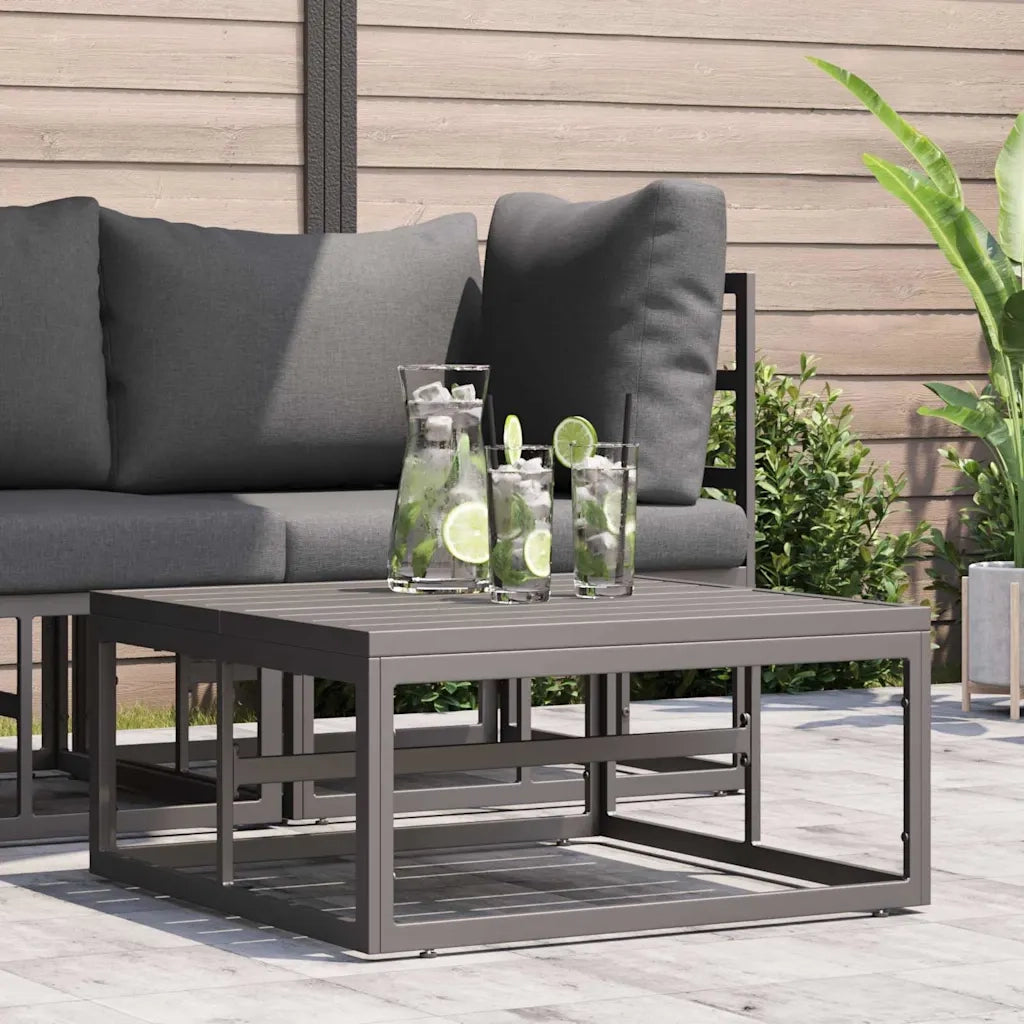 Mobili da Esterno Nero 70 x 70 x 32 cm Metallo CFW8749475