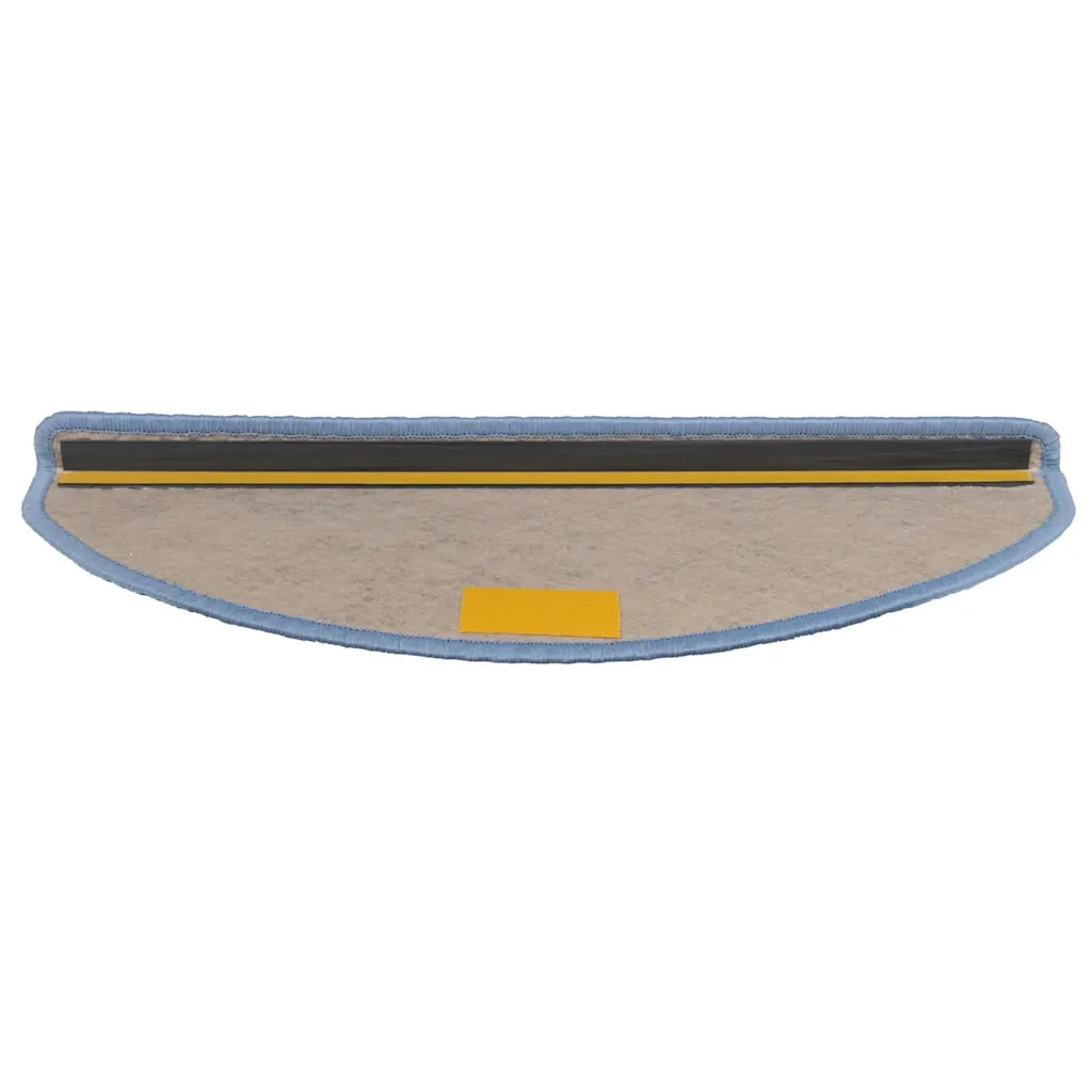 Tappeti Autoadesivi Scale Aspetto Sisal 15 pz | Gradini per Scale 65x21x4 cm Blu