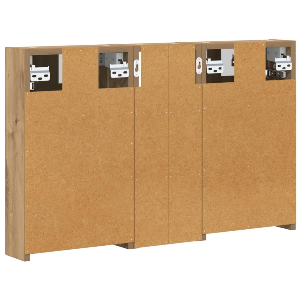 Set di Armadi da Bagno con lo scaffale 3 pcs 80 x 10,5 x 50 cm 3403655