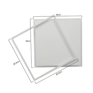 ZMH Lampada da soffitto plafoniera LED 44W dimmerabile quadrata bianca per camera letto