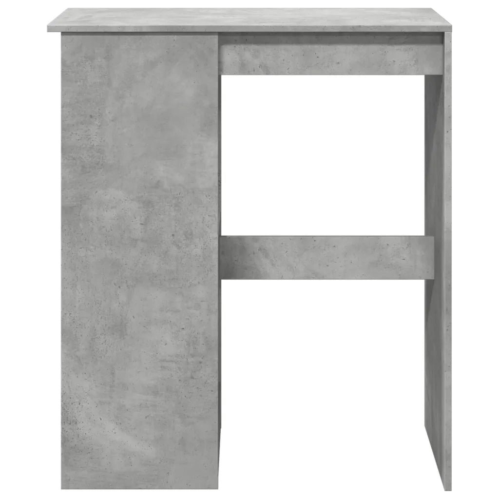 Tavolo Bar con Rastrelliera Grigio 90x47,5x103,5 cm Multistrato 854340