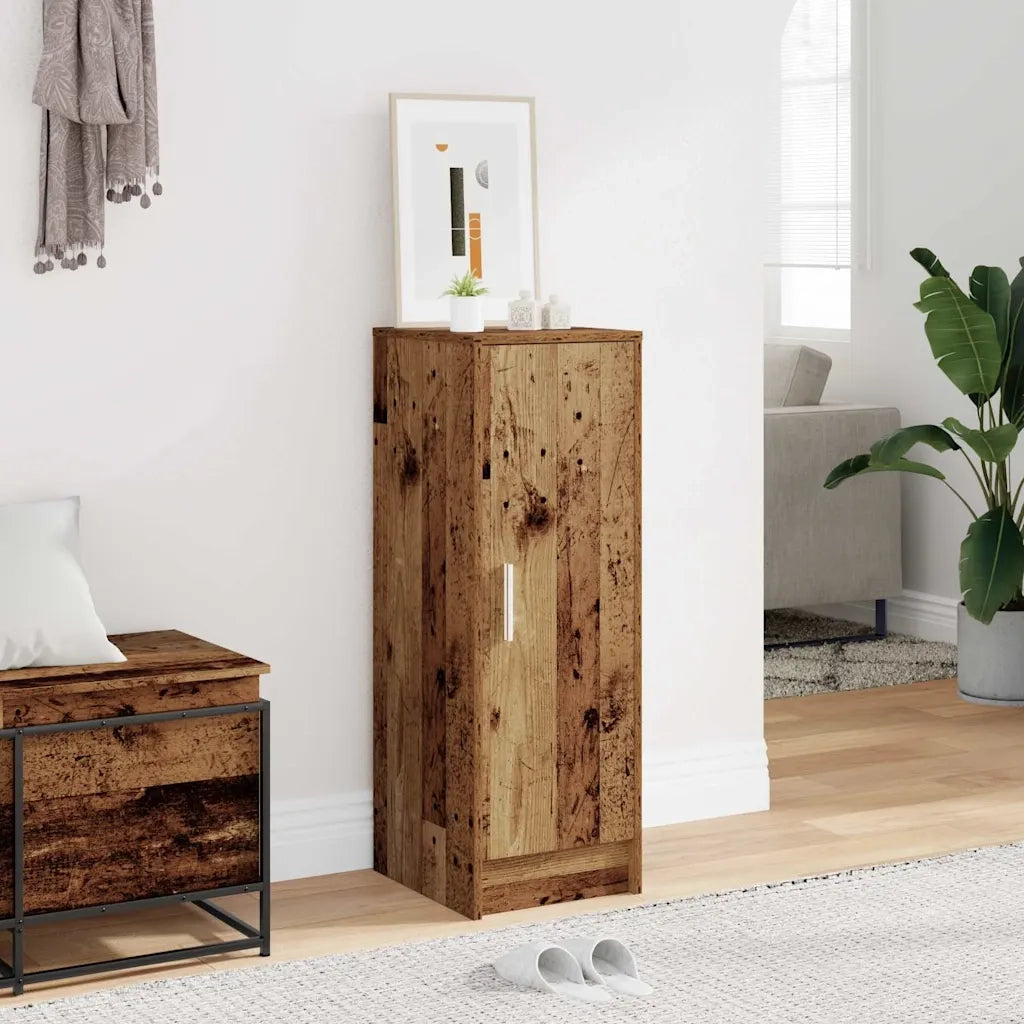 Scarpiera Rovere Artigianale 32x35x92 cm in Legno Multistrato 856709