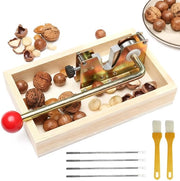 Strumento per Sgranare Noci, Adattabile, con Funzione di Leva, Facile Sgranatura di Diverse Noci, Adatto per Noci di Pecan, Macadamia, Noci di Ciliegio, Noci di Pecan, Noci di Pecan