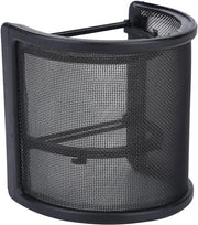 Filtro di Popp per Microfono - Reticolo Metallico - Microfono Manuale - Paraschermo per Studio - Supporto - Qualità Professionale.
