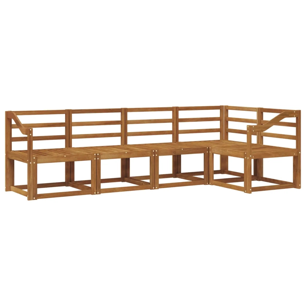 Set di divani da esterno 5 pcs Naturale