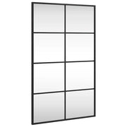 Specchio da Parete | Specchio decorativo Nero 50x80 cm Rettangolare in Ferro