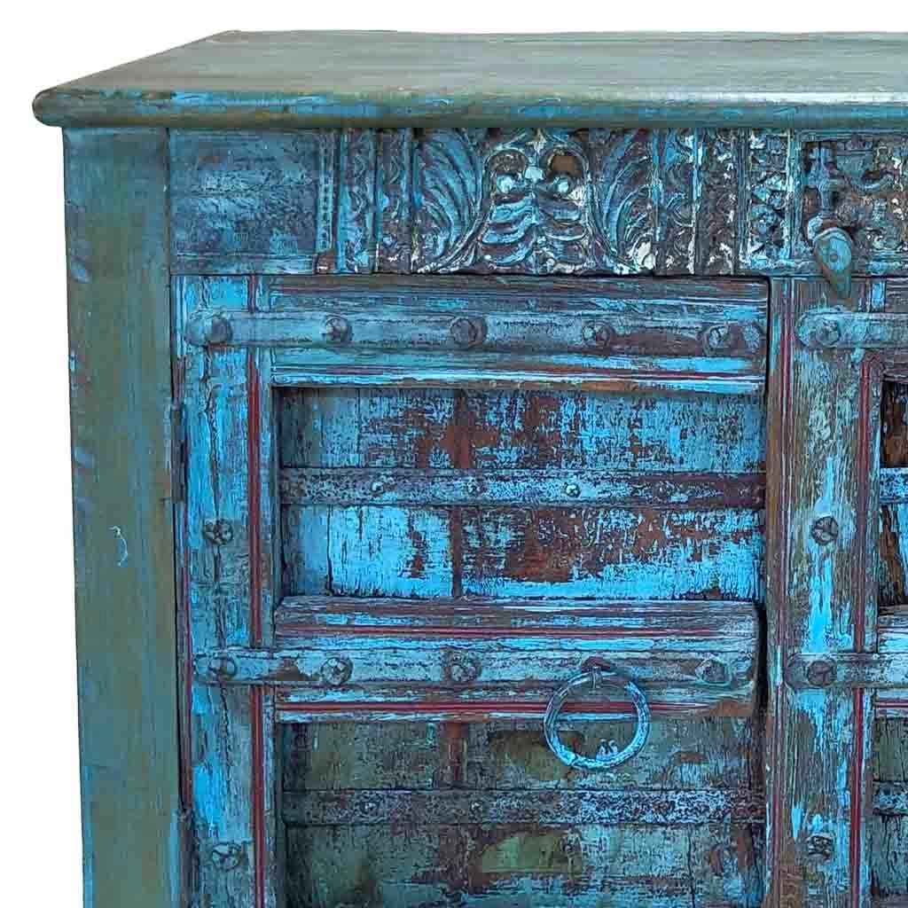 Credenza in legno fatta a mano 117x50x89h cm