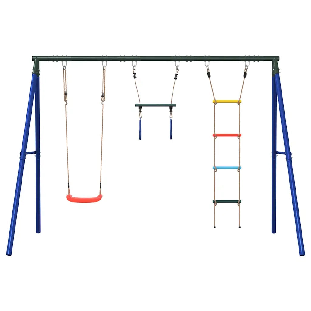 Set Gioco da Esterno con Altalena,Trapezio e Scala