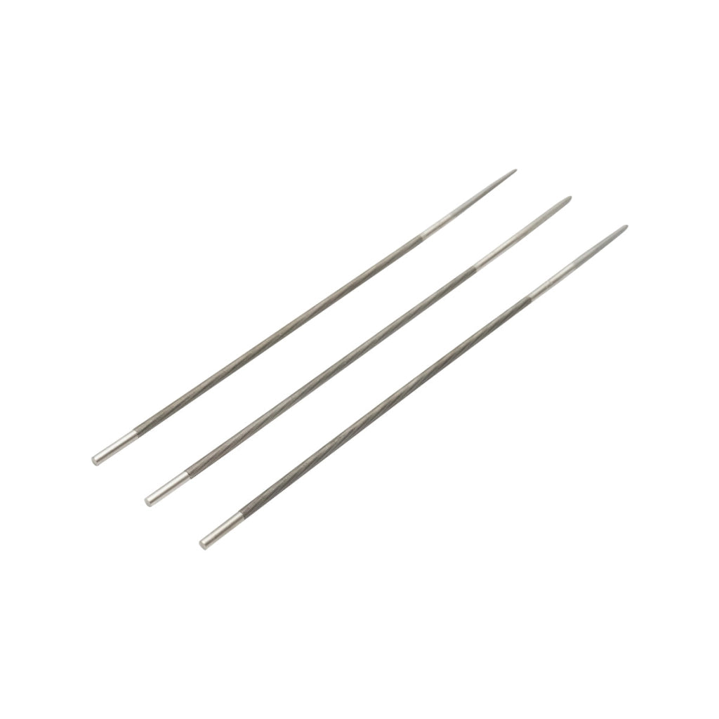 Set di 3 lime tonde per affilare le catene delle motoseghe 4x200mm Breckner Germany