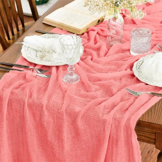 Tessuto di lana per tavolo Boho, decorazione per tavola inorganica, 80x300 cm, decorazione per festa, compleanno, San Valentino, baby shower