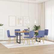 Sedie da Pranzo 6 pz Blu Jeans in Tessuto 3315524